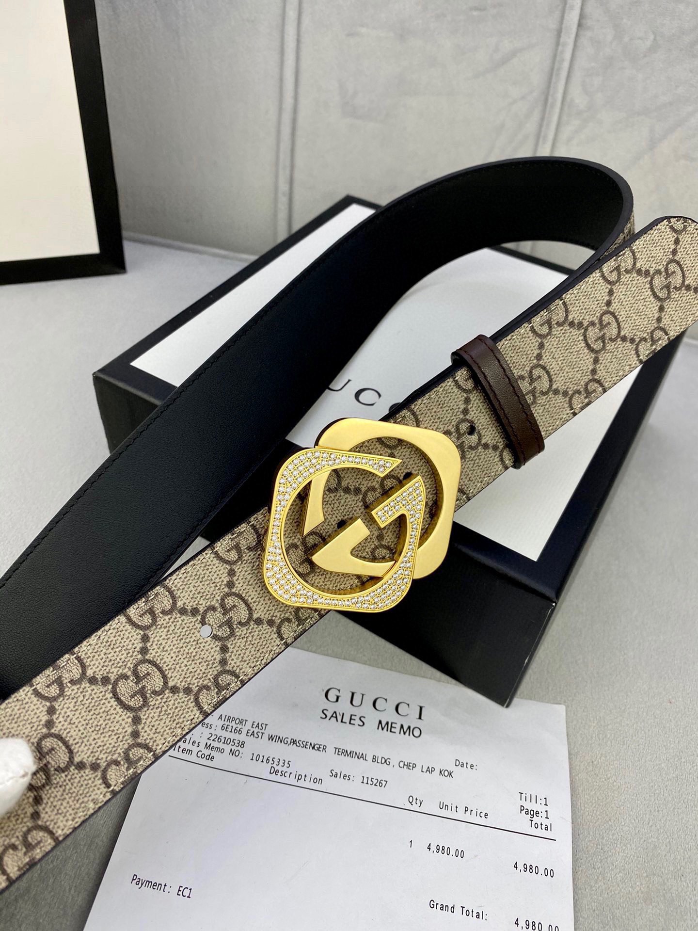 宽度4.0cmGUCCI经典款G家印