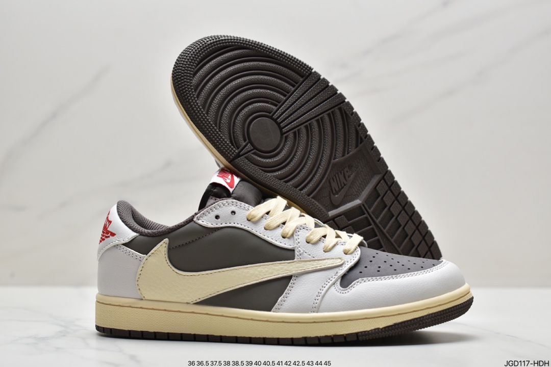 180 Travis Scott x Air Jordan AJ1 Low QX 倒钩TS联名低帮板鞋