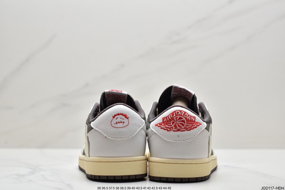 180 Travis Scott x Air Jordan AJ1 Low QX 倒钩TS联名低帮板鞋