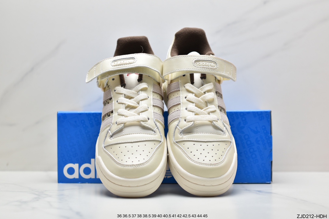 240 阿迪达斯Adidas Forum 84 Low 黑白蓝低帮百搭潮流休闲运动板鞋GZ5390