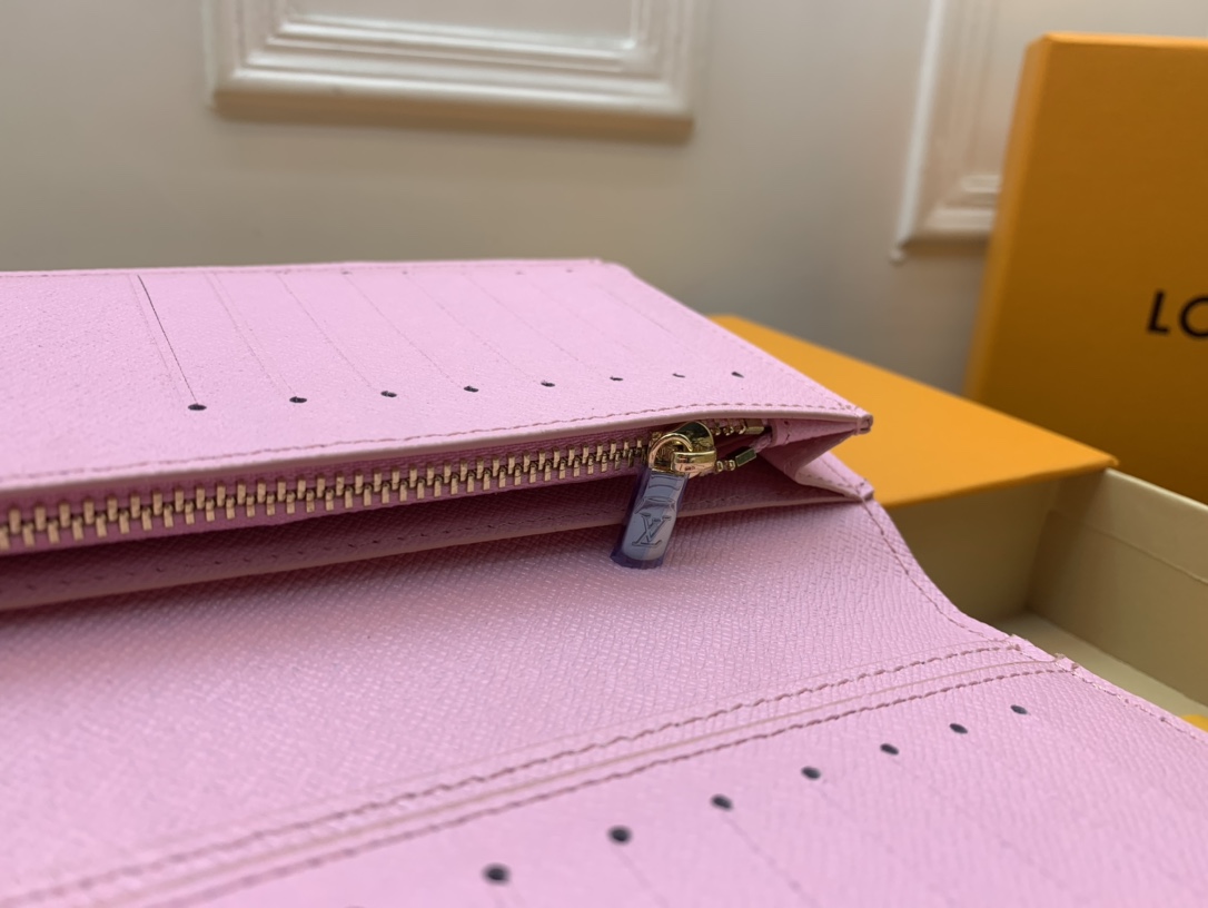 Genuine Leather Bifold Wallet at an angle