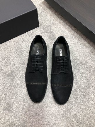 Dior Best Shoes Plain Toe Cowhide Genuine Leather