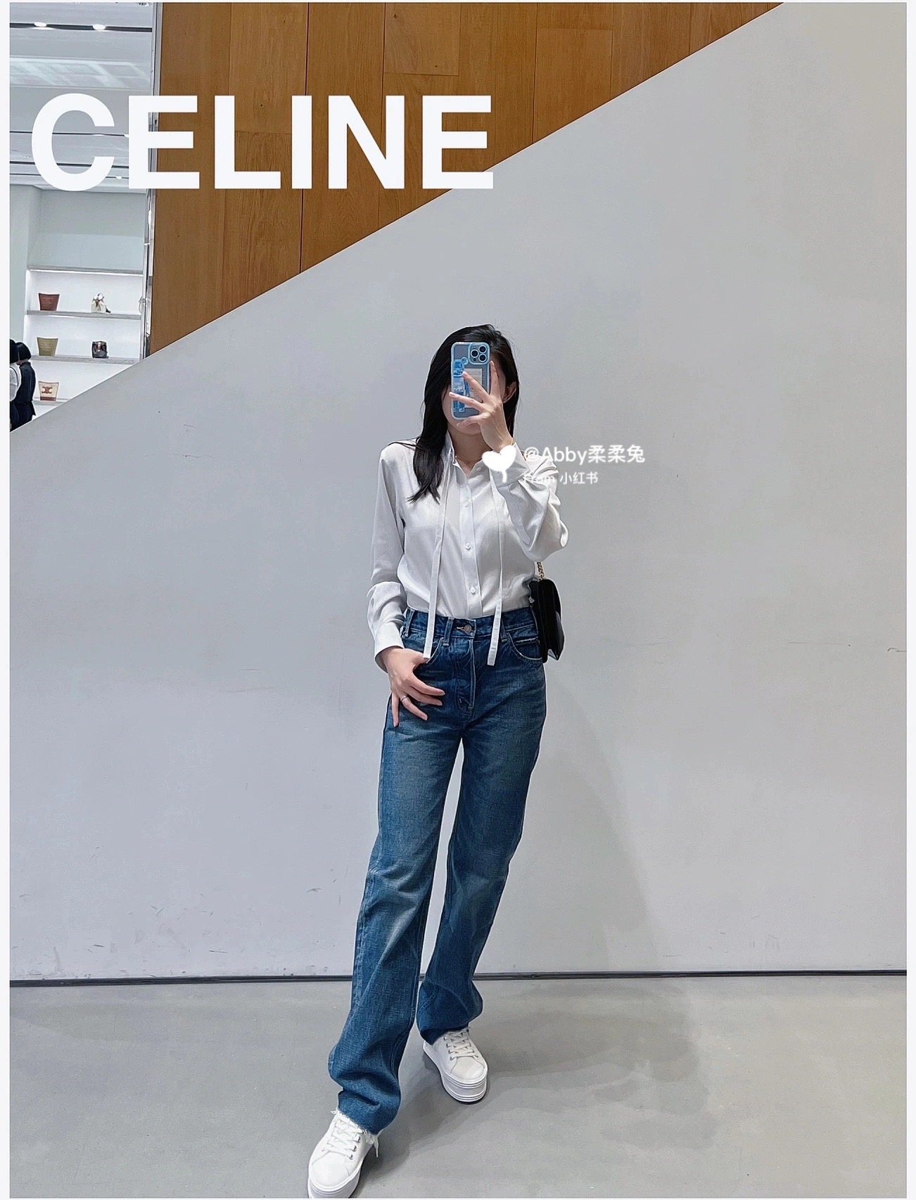 CELINE CHAIN BESACE TRIOMPHE 24.5CM BAG 199273黑色