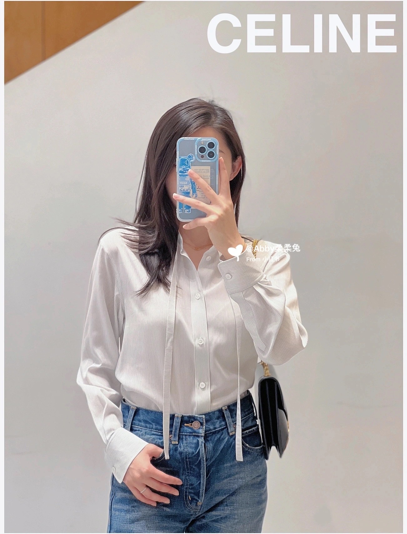 CELINE CHAIN BESACE TRIOMPHE 24.5CM BAG 199273黑色