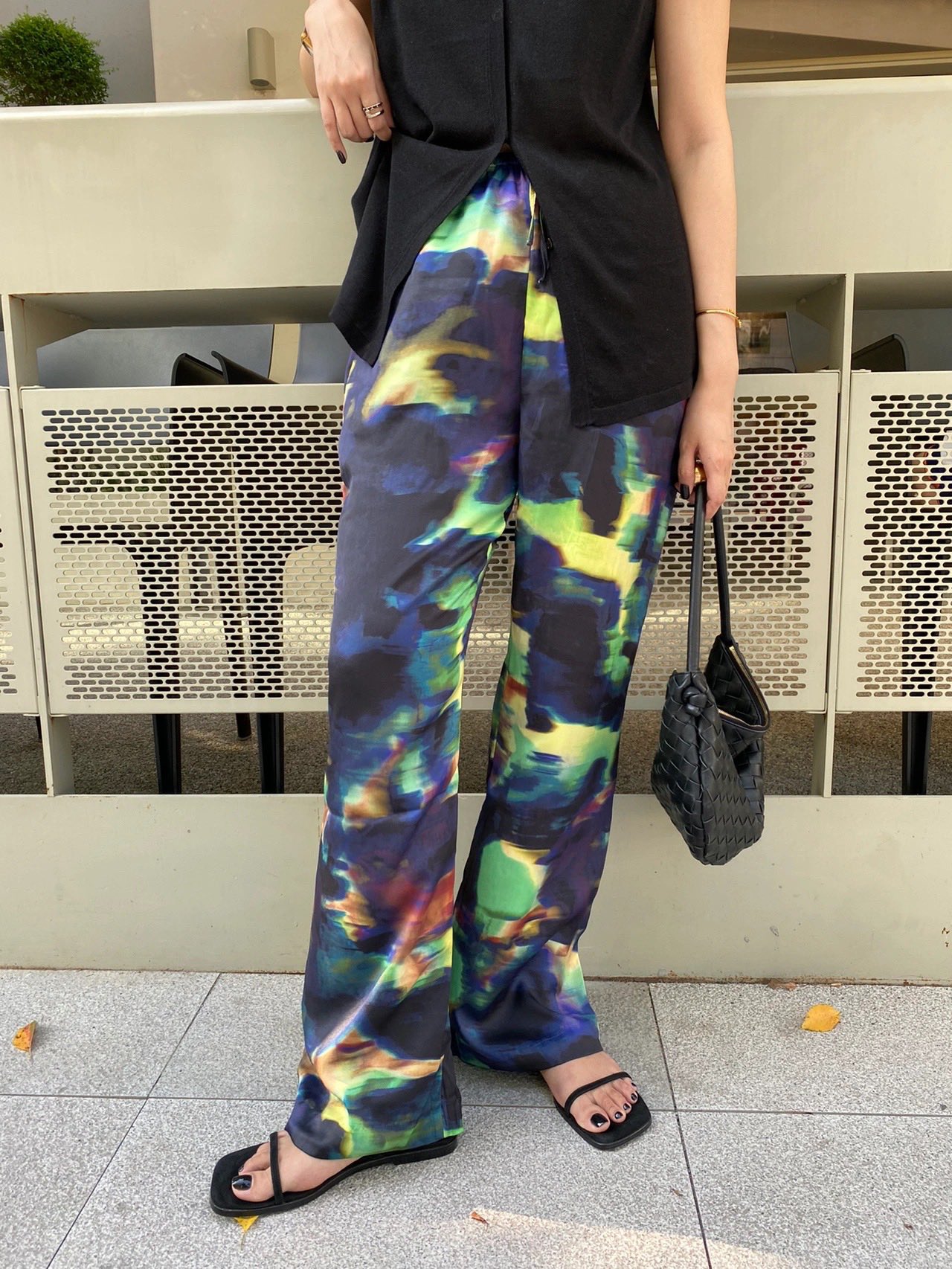 Bottega Veneta葆蝶家 TURN 40CM BAG 701024黑色