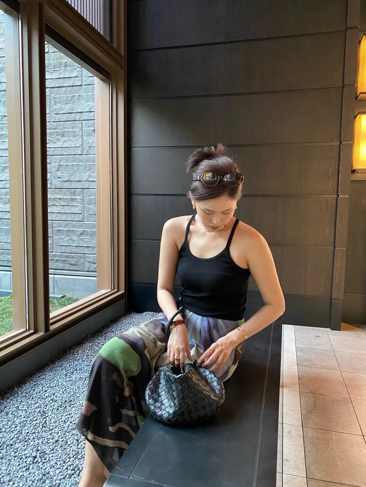 Bottega Veneta葆蝶家 TURN 40CM BAG 701024黑色