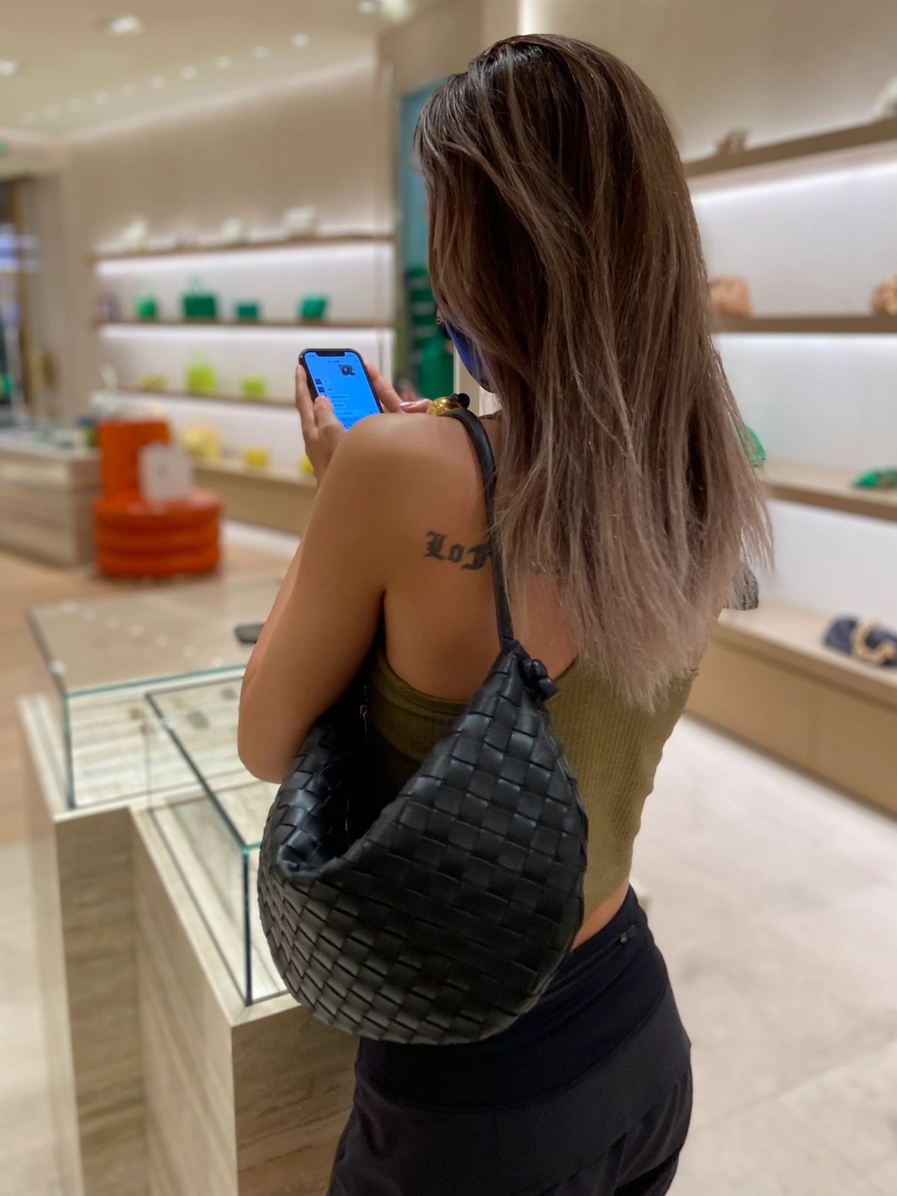 Bottega Veneta葆蝶家 TURN 40CM BAG 701024黑色