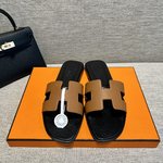 Copy AAA+
 Hermes Shoes Slippers Genuine Leather
