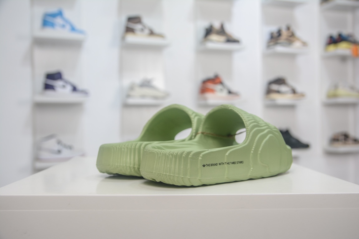 Private Order Adidas Original Adilette 22 Slide Green GX6946