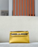 Perfect
 Hermes Kelly Clutches & Pouch Bags Calfskin Cowhide Pochette Mini KL220230