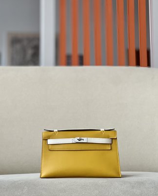 Hermes Kelly Clutches & Pouch Bags Best AAA+ Calfskin Cowhide Pochette Mini KL220230