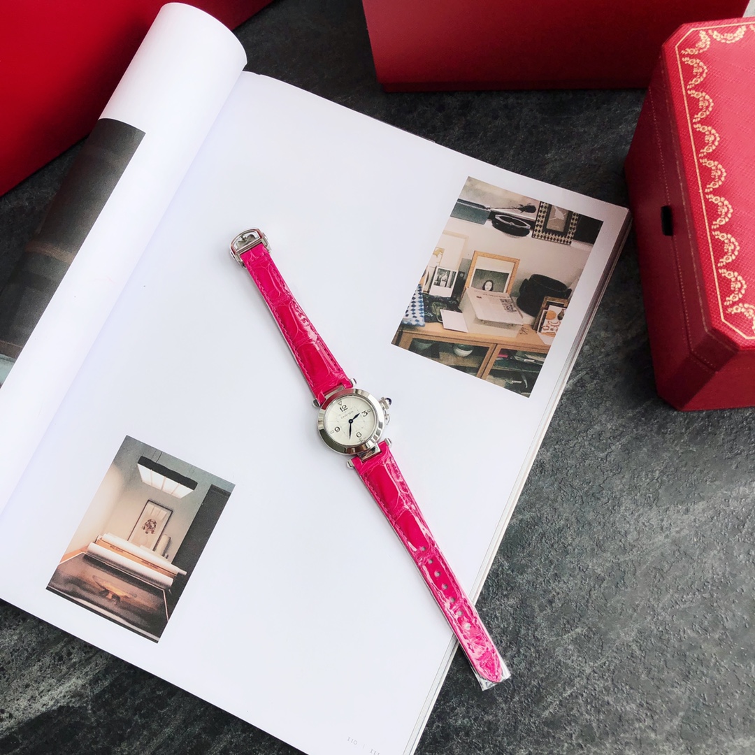 ¡Se lanza la nueva serie Cartier Pasha, con la máxima calidad original! Diámetro de la esfera: 30 mm, grosor:…