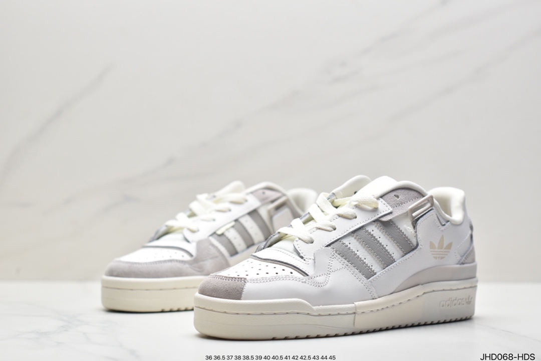 Adidas Adidas Clover Originals Forum 84 Exhibit Low Roman Series Velcro GX2159