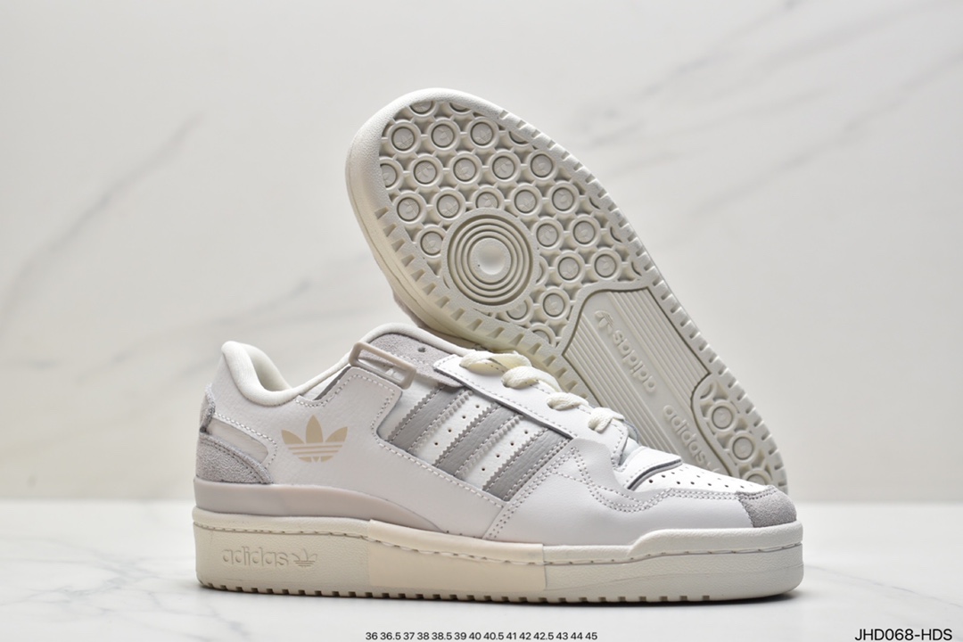 Adidas Adidas Clover Originals Forum 84 Exhibit Low Roman Series Velcro GX2159