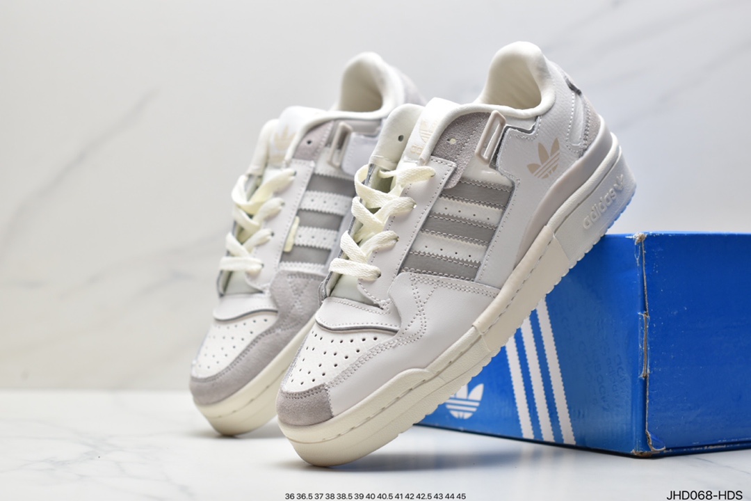 Adidas Adidas Clover Originals Forum 84 Exhibit Low Roman Series Velcro GX2159