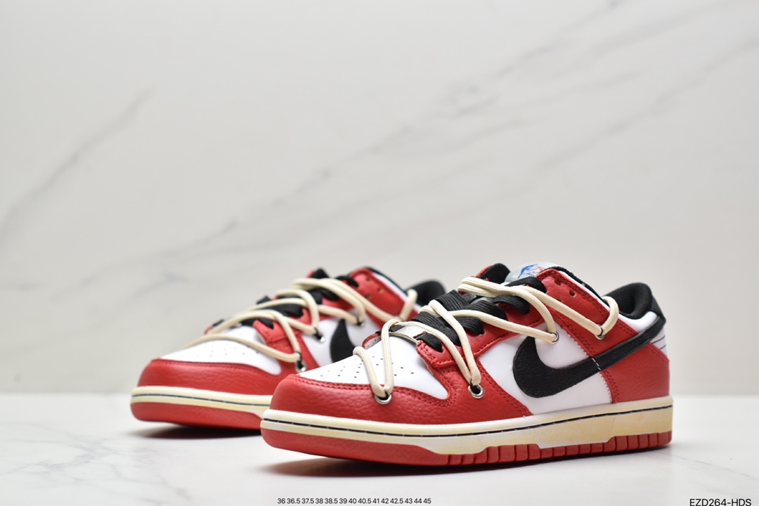 360 Futura x Nike Dunk Low SB联名 解构绑带滑板鞋DJ6188-100