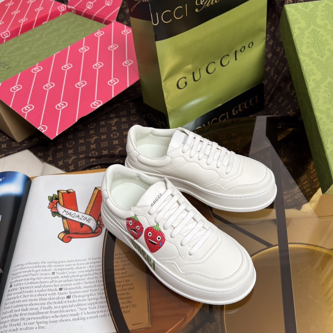 Gucci Replica
 Sneakers Casual Shoes Unisex Spring Collection Vintage Sweatpants