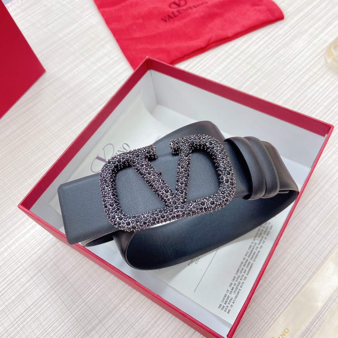 [Valentino Belts]cm Valentino official website new Double-sided original leath