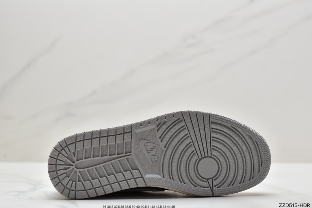 250 fragment design x Travis Scott x Nike Air Jordan 1 Low OG SP”Green/White/Black”AJ1乔丹一代CQ4277-006