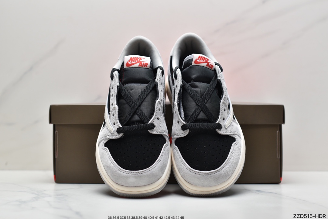 250 fragment design x Travis Scott x Nike Air Jordan 1 Low OG SP”Green/White/Black”AJ1乔丹一代CQ4277-006
