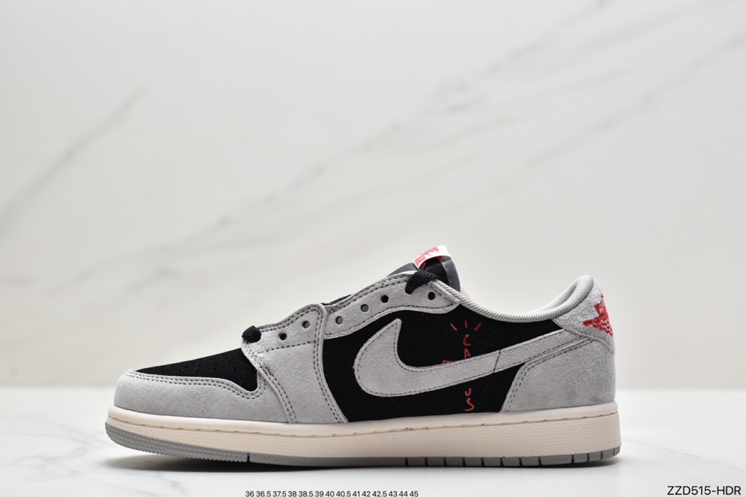 250 fragment design x Travis Scott x Nike Air Jordan 1 Low OG SP”Green/White/Black”AJ1乔丹一代CQ4277-006