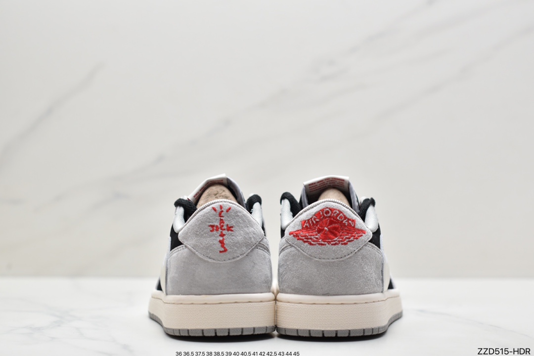 250 fragment design x Travis Scott x Nike Air Jordan 1 Low OG SP”Green/White/Black”AJ1乔丹一代CQ4277-006