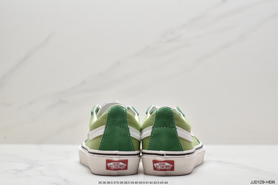 VANS SK8-LOW Classic Avocado Green Little Red Book Explosive Low-Top Casual Canvas Vulcanized Sneakers