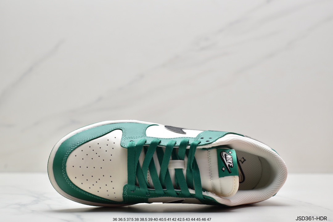 200 原装级别 Nike Dunk SB Low 绿白彩票 DR9654-100