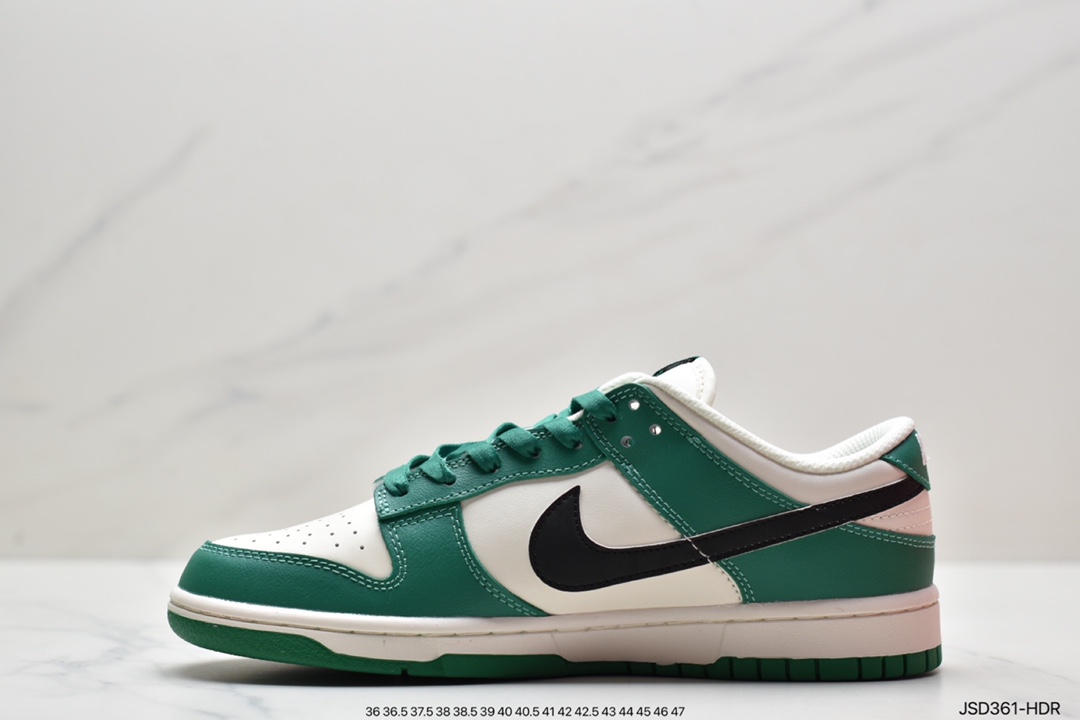 200 原装级别 Nike Dunk SB Low 绿白彩票 DR9654-100