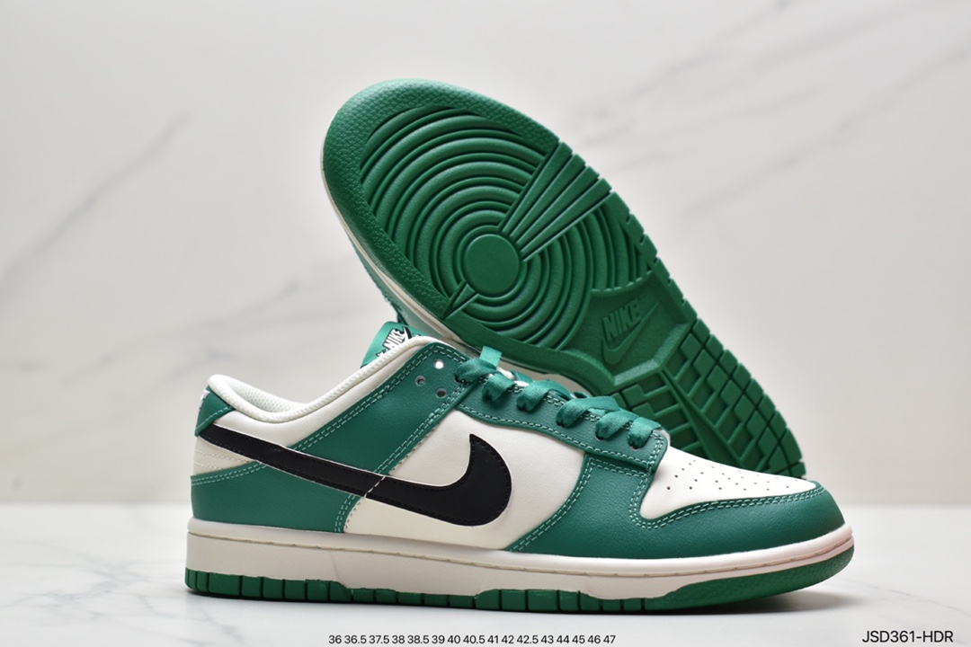 200 原装级别 Nike Dunk SB Low 绿白彩票 DR9654-100