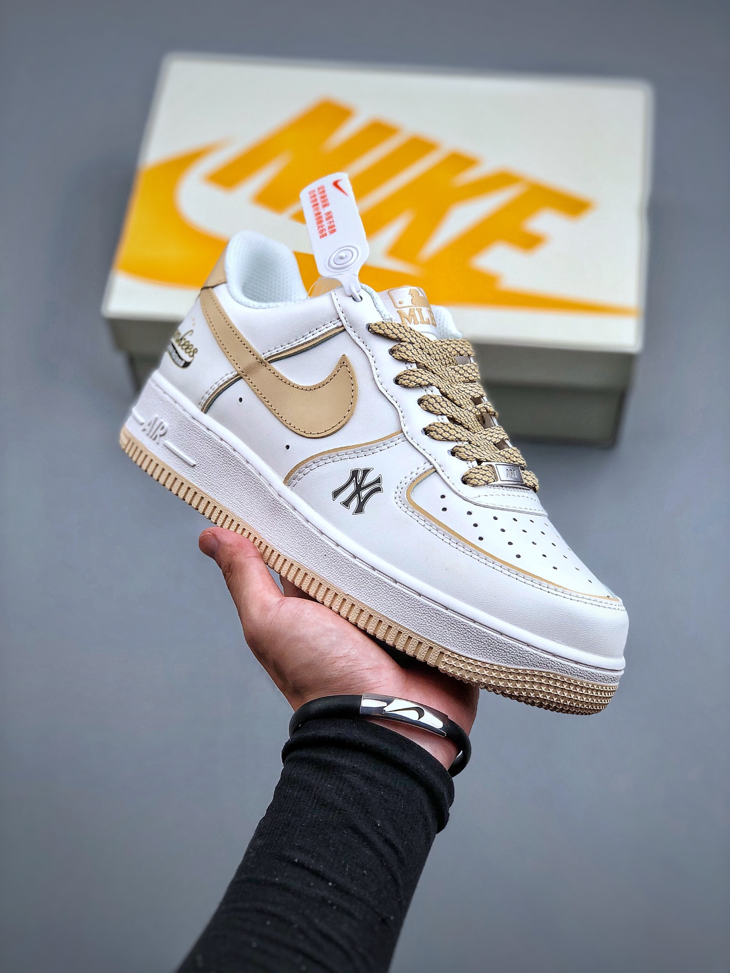 mlbxnikeairforce107lowny聯名款空軍一號低幫運動休閒板鞋bs8806555