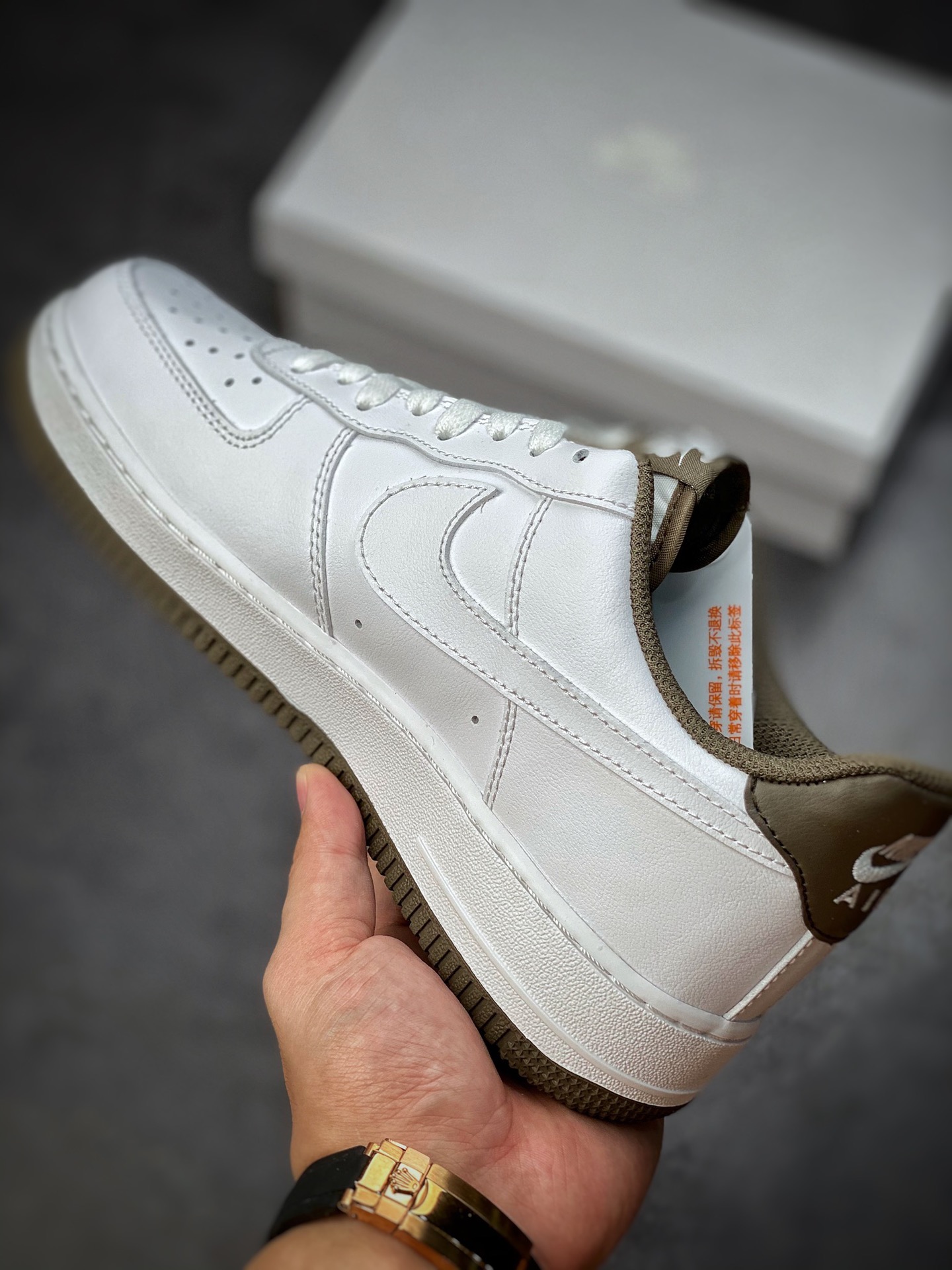 200 Nike Air Force 1 Low 07 棕白勾DR9867-100