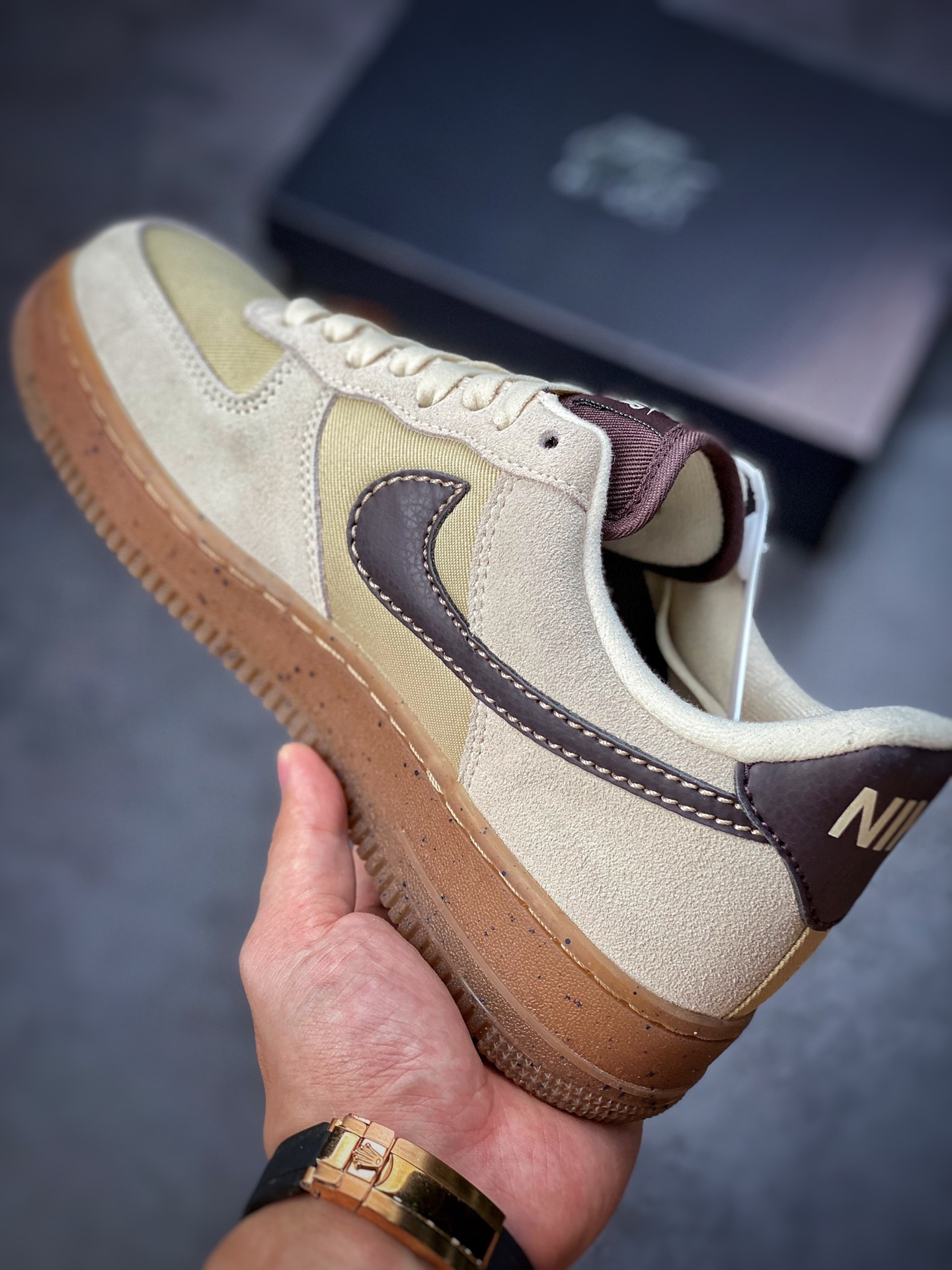 240 Nike Air Force 1 Low 07 浅棕色咖啡 DD5227-234