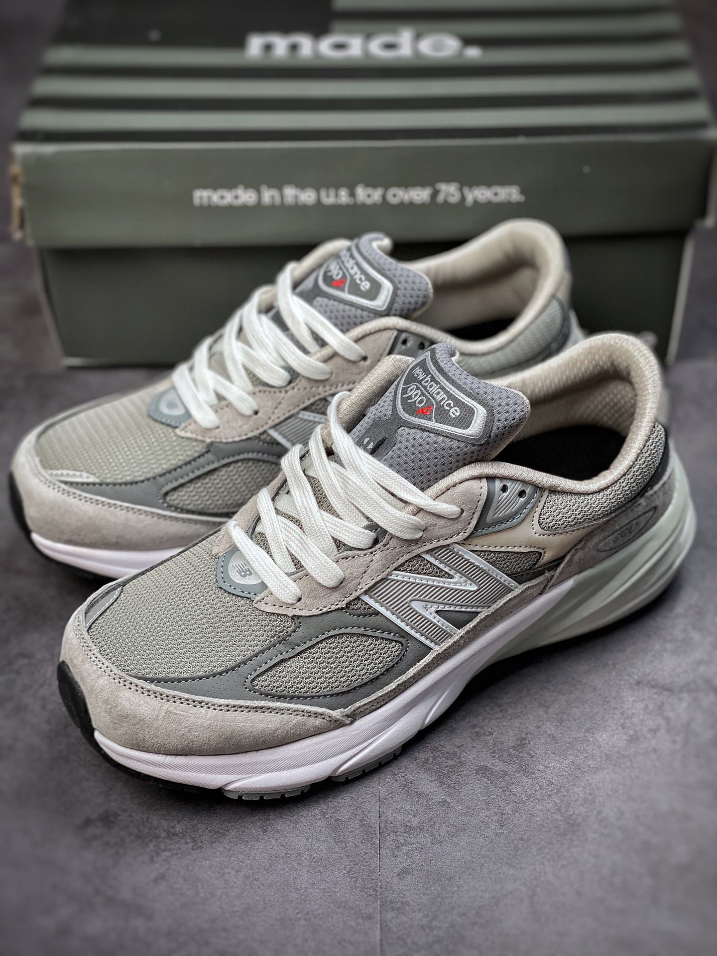 240 New Balance 990 灰白 美产官方 原厂渠道 M990GL6