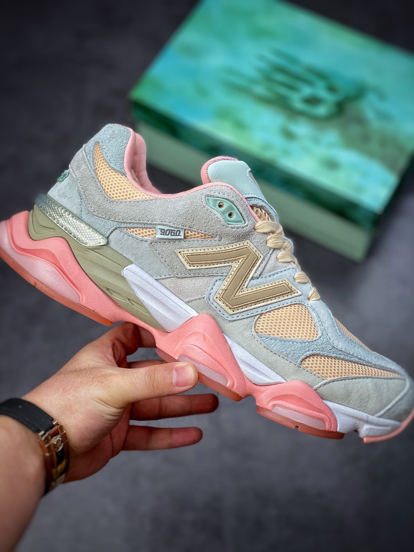 Joe Freshgoods x New Balance 9060 Gray Powder Joint Series U9060JG1