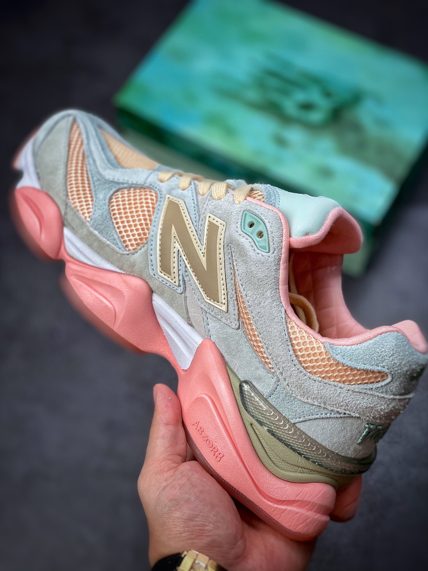 Joe Freshgoods x New Balance 9060 Gray Powder Joint Series U9060JG1