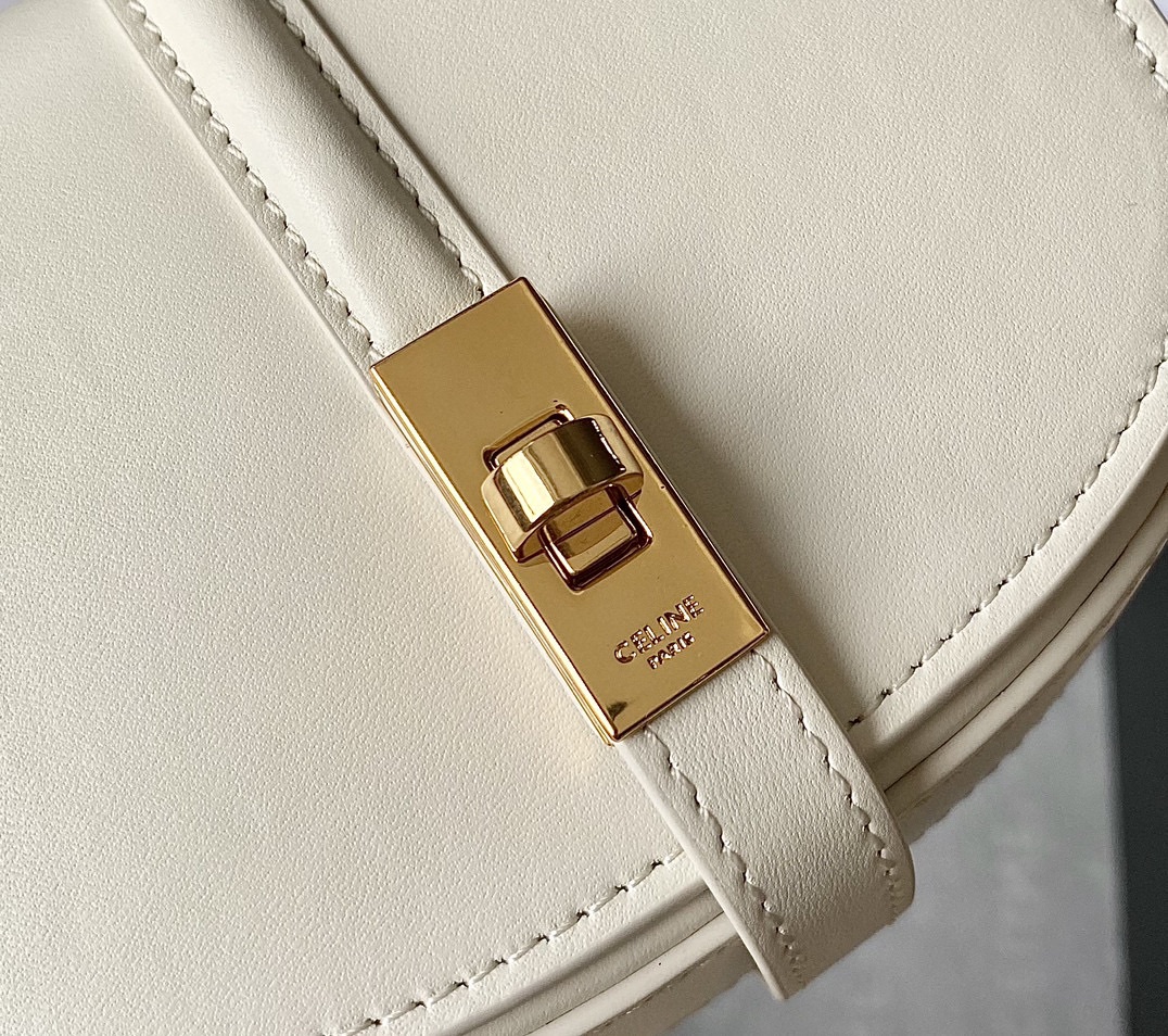 CELINE赛琳新款牛皮马鞍包100453