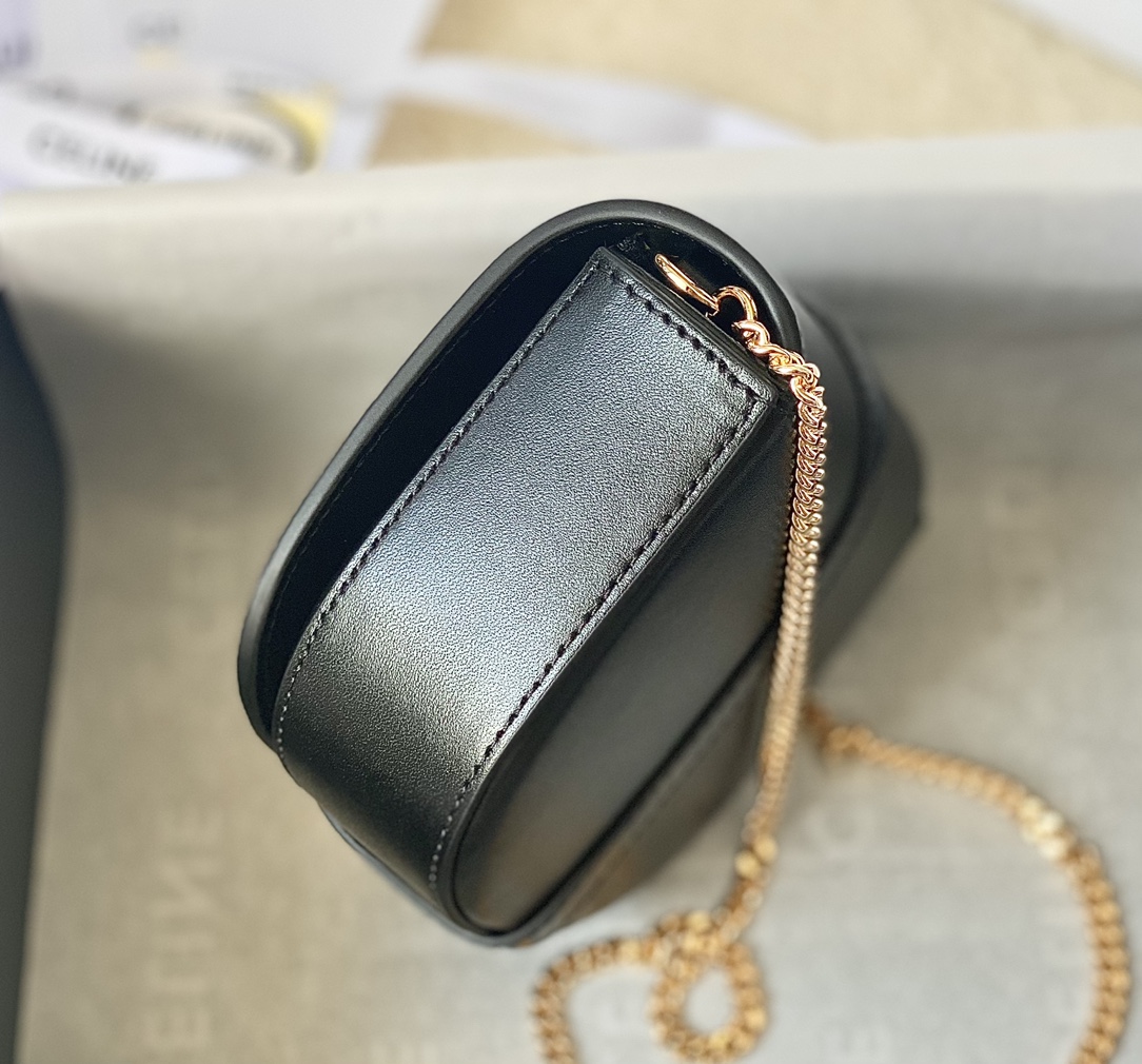 CELINE赛琳新款牛皮马鞍包100453