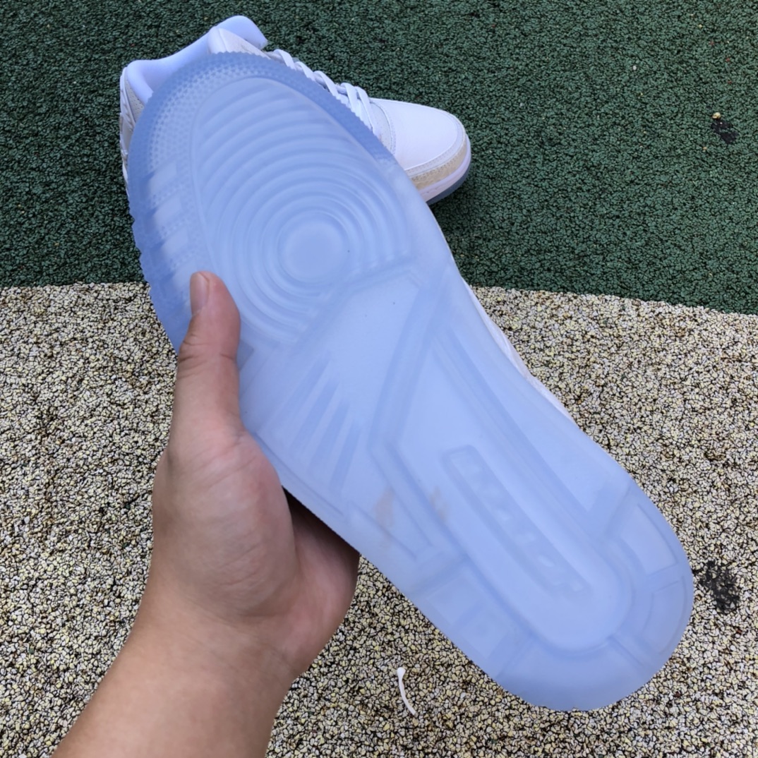 Air Jordan 3 Retro AJ3 纯白 爆裂纹 白猫 136064-111