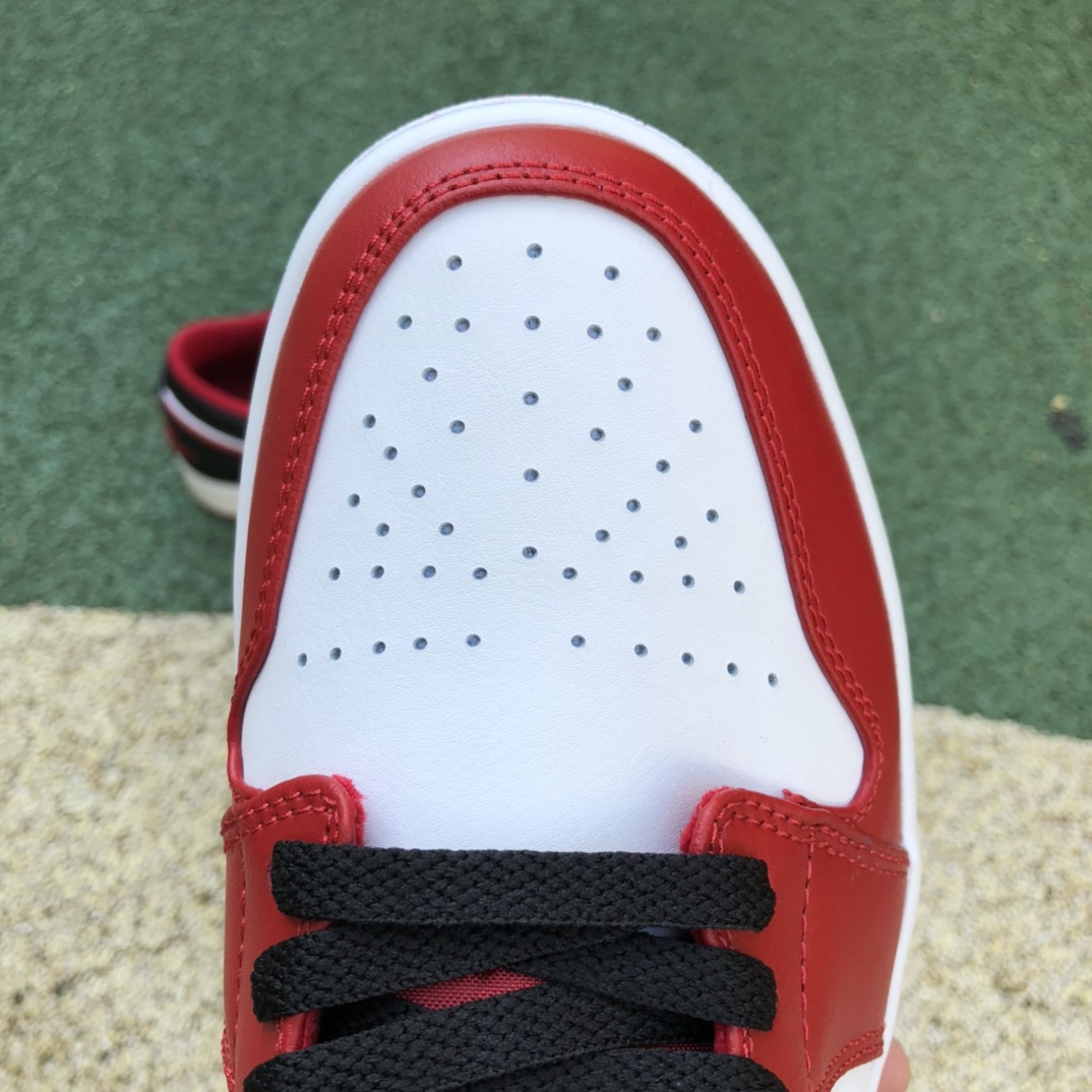纯原版AIR JORDAN 1 Low AJ1 红白黑 复古 篮球鞋 553558-163