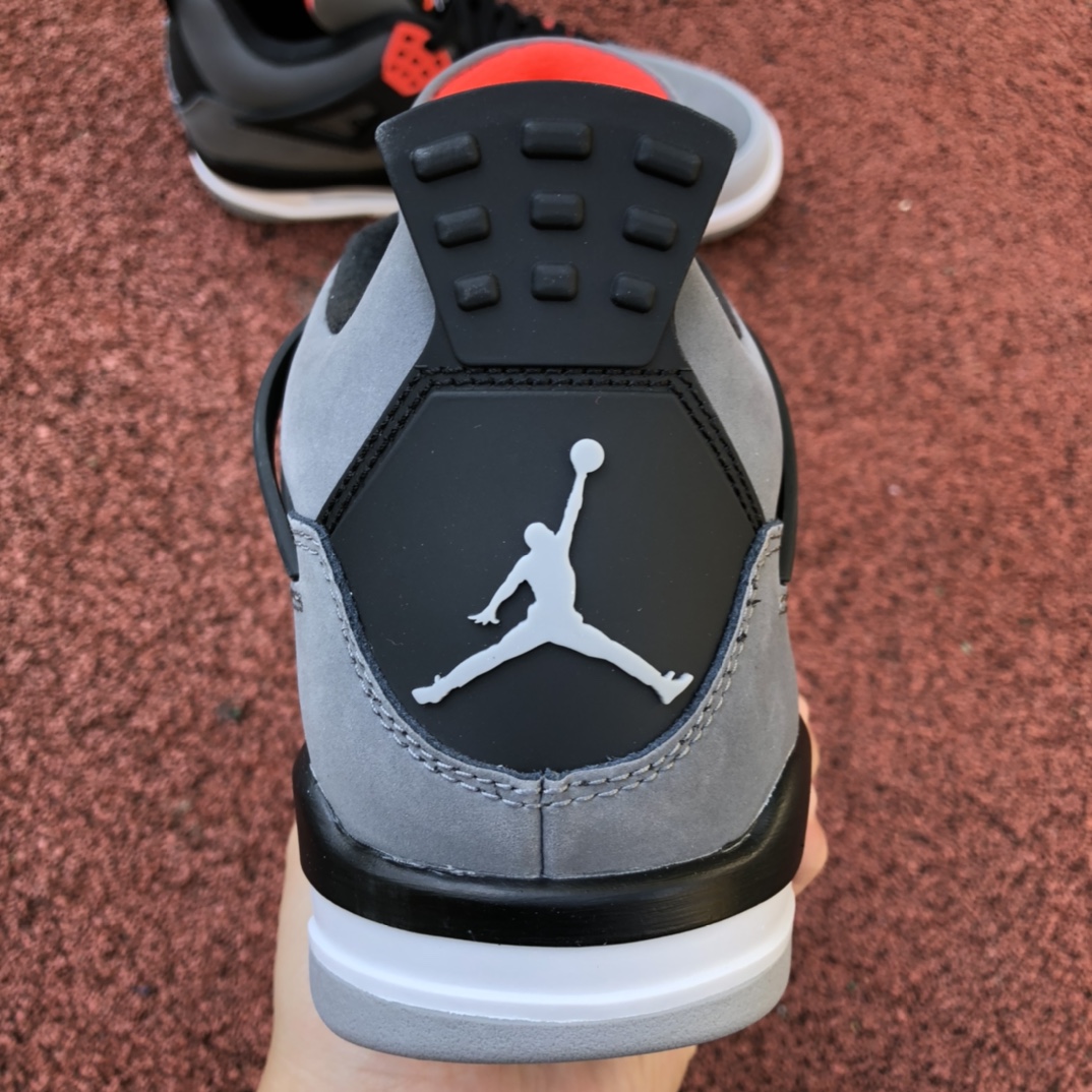 纯原版Air Jordan 4 Infrared AJ4黑灰红红外线篮球鞋DH6927-061