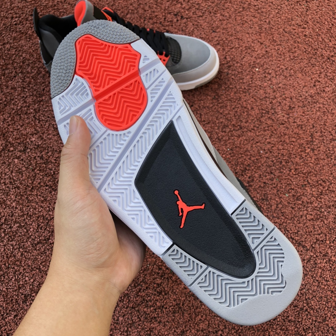 纯原版Air Jordan 4 Infrared AJ4黑灰红红外线篮球鞋DH6927-061