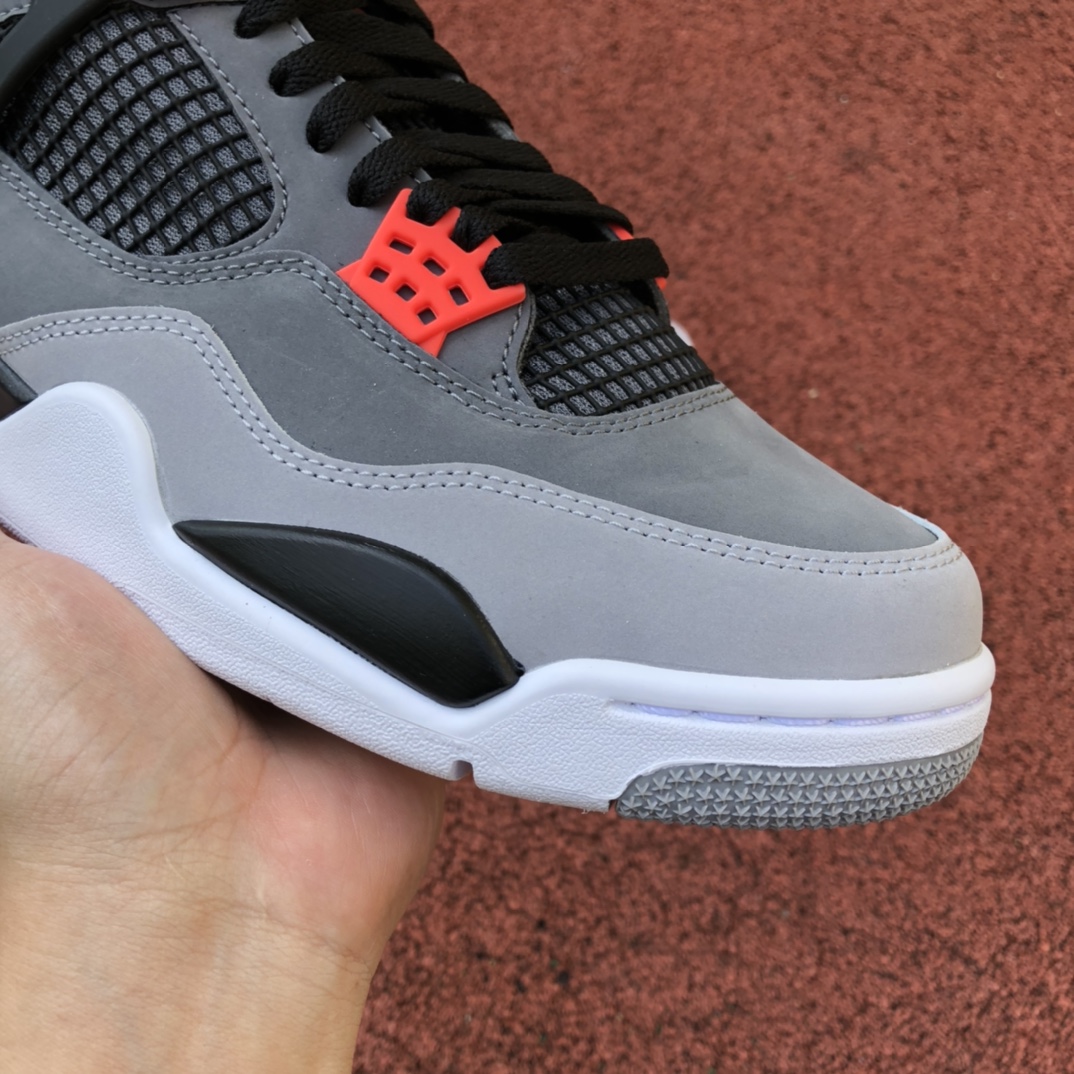 纯原版Air Jordan 4 Infrared AJ4黑灰红红外线篮球鞋DH6927-061