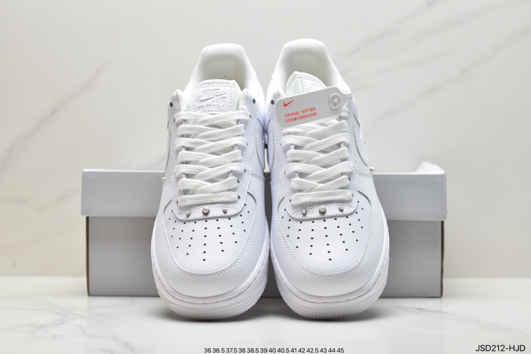 200 Nike Wmns Air Force 1’07 Low ”Pearl White”空军一号经典低帮百搭休闲运动板鞋DQ0231-100