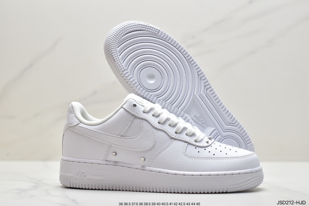 200 Nike Wmns Air Force 1’07 Low ”Pearl White”空军一号经典低帮百搭休闲运动板鞋DQ0231-100