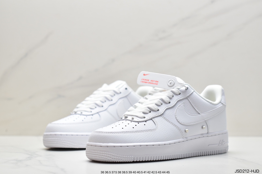 200 Nike Wmns Air Force 1’07 Low ”Pearl White”空军一号经典低帮百搭休闲运动板鞋DQ0231-100