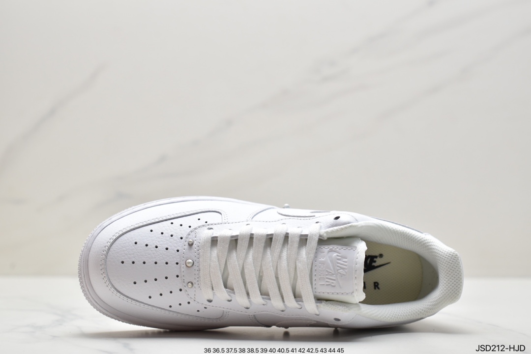 200 Nike Wmns Air Force 1’07 Low ”Pearl White”空军一号经典低帮百搭休闲运动板鞋DQ0231-100