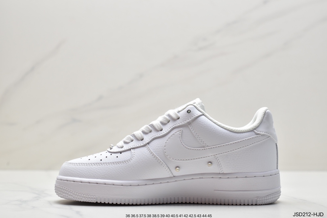 200 Nike Wmns Air Force 1’07 Low ”Pearl White”空军一号经典低帮百搭休闲运动板鞋DQ0231-100