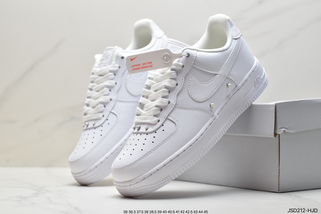 200 Nike Wmns Air Force 1’07 Low ”Pearl White”空军一号经典低帮百搭休闲运动板鞋DQ0231-100