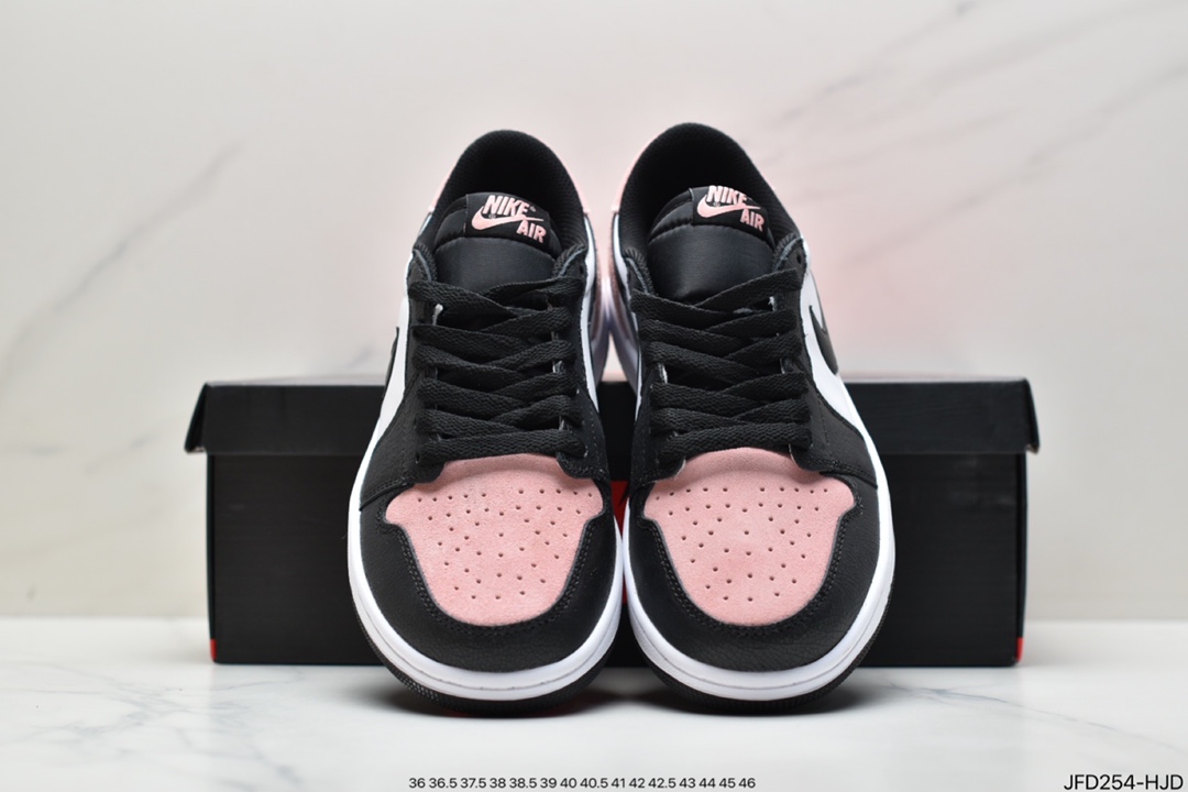 170 Air Jordan 1 Low OG Bleached Coral粉麂皮拼接 CZ0790-061